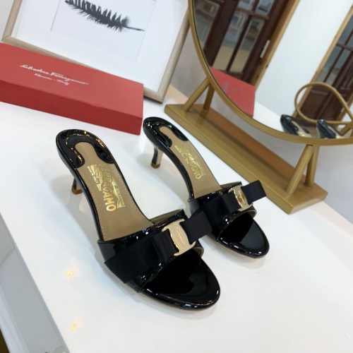 Replica Salvatore Ferragamo Slippers For Women #964062 $82.00 USD for Wholesale