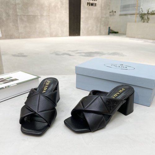 Replica Prada Slippers For Women #967126 $76.00 USD for Wholesale