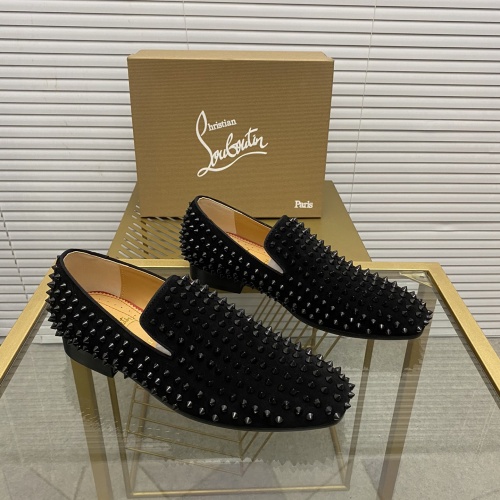 Wholesale Christian Louboutin Leather Shoes For Men #968479 $85.00 USD, Wholesale Quality Replica Christian Louboutin Leather Shoes