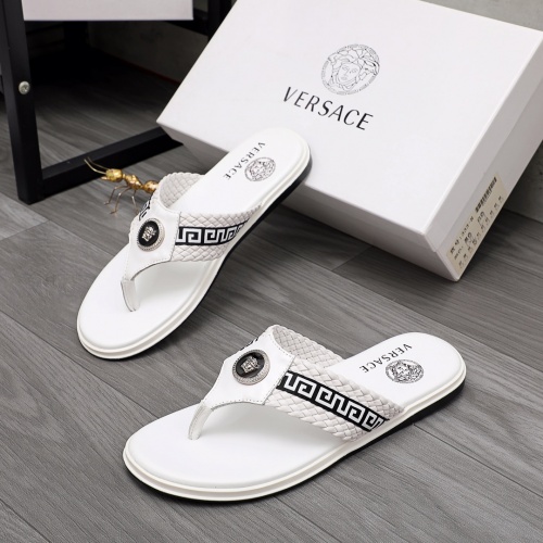 Wholesale Versace Slippers For Men #968610 $42.00 USD, Wholesale Quality Replica Versace Slippers