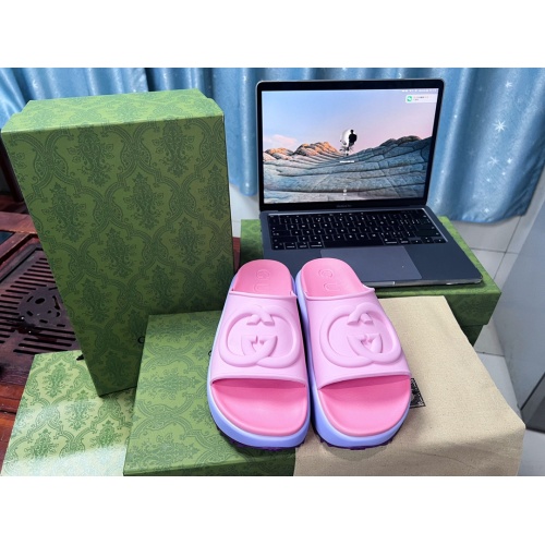 Replica Gucci Slippers For Women #974600 $68.00 USD for Wholesale