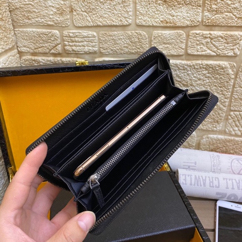 Replica Prada AAA Man Wallets #977199 $45.00 USD for Wholesale