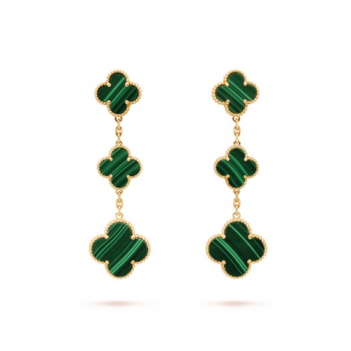 Replica Van Cleef & Arpels Earrings For Women #980405 $48.00 USD for Wholesale