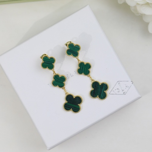 Replica Van Cleef & Arpels Earrings For Women #980405 $48.00 USD for Wholesale