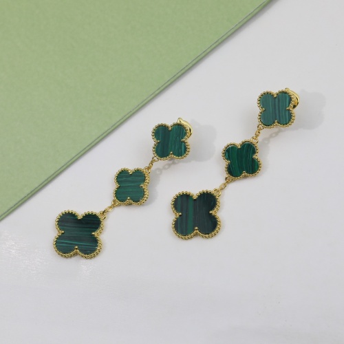 Replica Van Cleef & Arpels Earrings For Women #980405 $48.00 USD for Wholesale