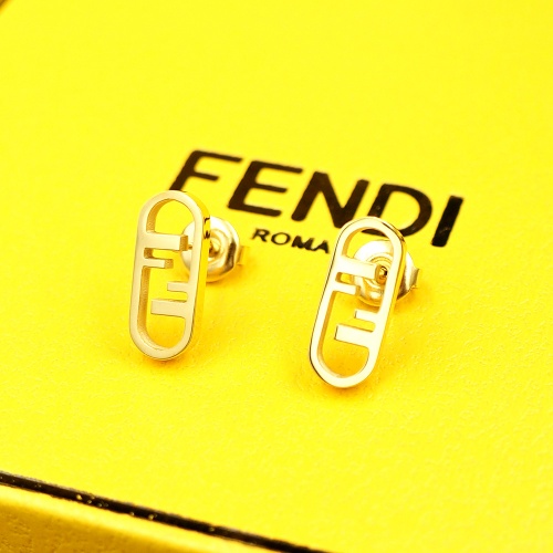 Wholesale Fendi Earrings For Women #982836 $22.00 USD, Wholesale Quality Replica Fendi Earrings