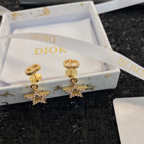 Replica Christian Dior Earrings For Women #985055 $32.00 USD for Wholesale