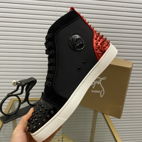 Replica Christian Louboutin High Tops Shoes For Men #985713 $92.00 USD for Wholesale