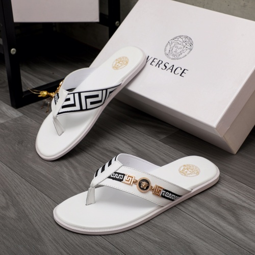 Wholesale Versace Slippers For Men #988507 $42.00 USD, Wholesale Quality Replica Versace Slippers