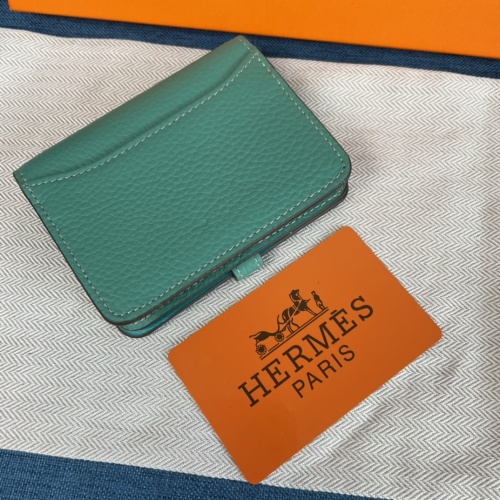 Replica Hermes AAA Quality Wallets For Women #988818 $38.00 USD for Wholesale