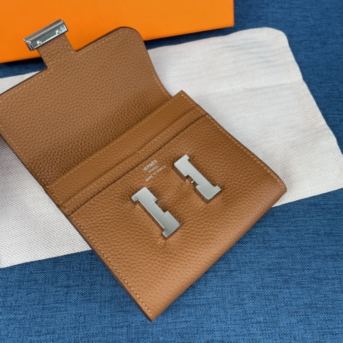 Replica Hermes AAA Quality Wallets For Women #988839 $48.00 USD for Wholesale