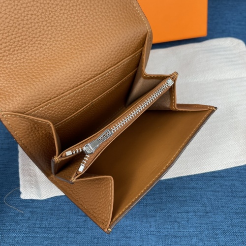 Replica Hermes AAA Quality Wallets For Women #988839 $48.00 USD for Wholesale