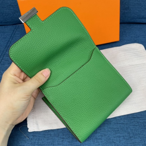 Replica Hermes AAA Quality Wallets For Women #988843 $48.00 USD for Wholesale