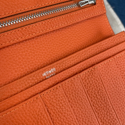 Replica Hermes AAA Quality Wallets For Women #988891 $52.00 USD for Wholesale