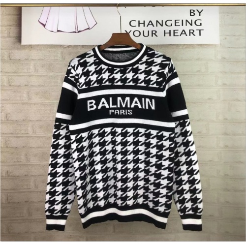 Wholesale Balmain Sweaters Long Sleeved For Unisex #991597 $52.00 USD, Wholesale Quality Replica Balmain Sweaters