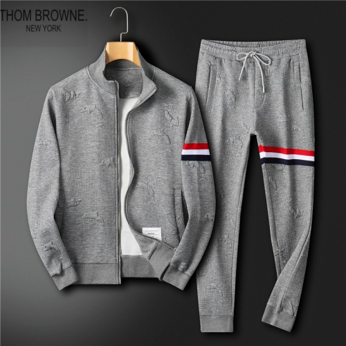 Wholesale Thom Browne TB Tracksuits Long Sleeved For Men #991752 $92.00 USD, Wholesale Quality Replica Thom Browne TB Tracksuits