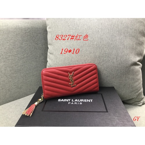 Wholesale Yves Saint Laurent YSL Wallets For Women #991885 $19.00 USD, Wholesale Quality Replica Yves Saint Laurent YSL Wallets