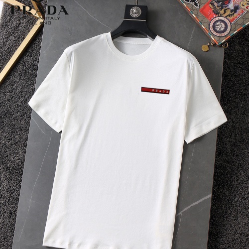 Wholesale Prada T-Shirts Short Sleeved For Unisex #994805 $25.00 USD, Wholesale Quality Replica Prada T-Shirts