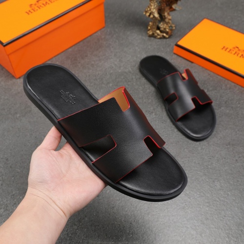 Replica Hermes Slippers For Men #1003243 $48.00 USD for Wholesale