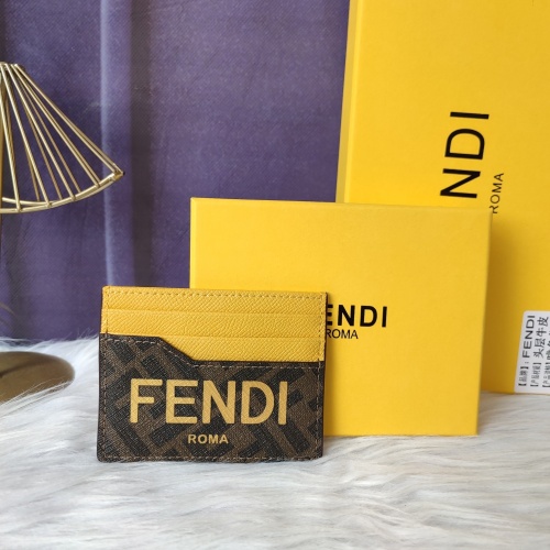 Wholesale Fendi AAA Quality Card Case For Women #1005647 $41.00 USD, Wholesale Quality Replica Fendi AAA+ Quality Wallet