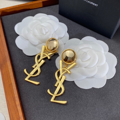 Wholesale Yves Saint Laurent YSL Earrings For Women #997326 $25.00 USD, Wholesale Quality Replica Yves Saint Laurent YSL Earrings