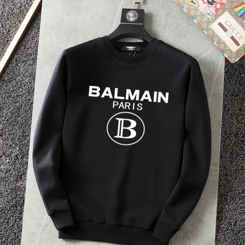 Wholesale Balmain Hoodies Long Sleeved For Men #997951 $40.00 USD, Wholesale Quality Replica Balmain Hoodies