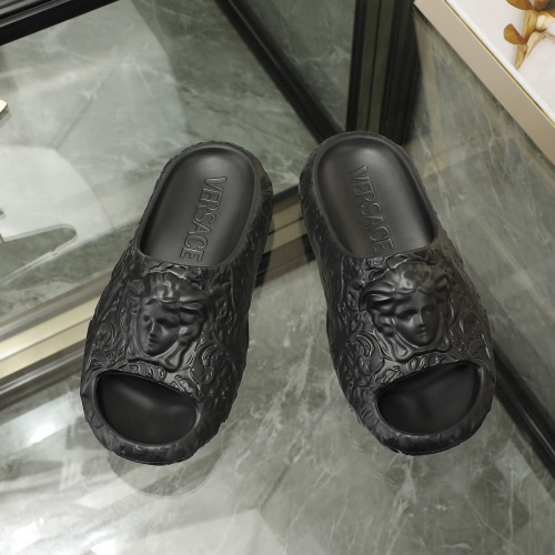 Replica Versace Slippers For Men #998166 $56.00 USD for Wholesale