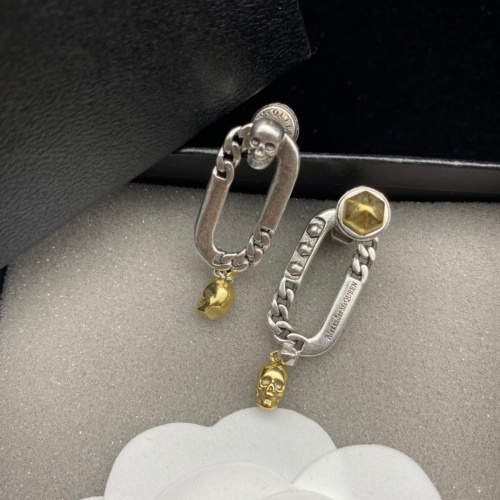 Replica Alexander McQueen Earrings For Women #1007735 $32.00 USD for Wholesale