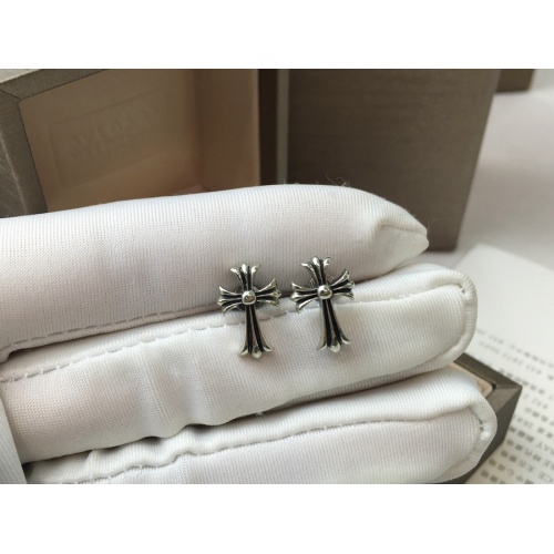 Replica Chrome Hearts Earrings For Women #1008055 $24.00 USD for Wholesale