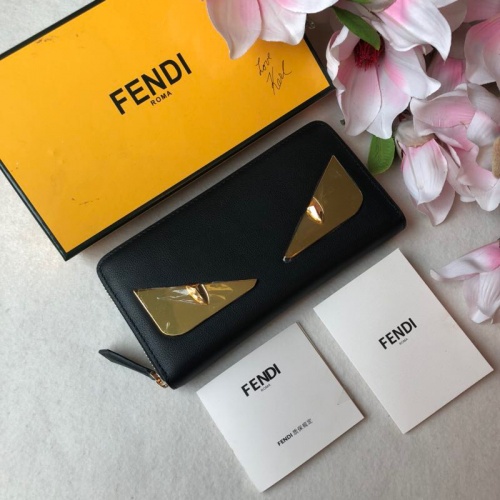 Wholesale Fendi AAA Quality Wallet #1011675 $64.00 USD, Wholesale Quality Replica Fendi AAA+ Quality Wallet