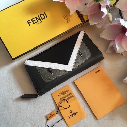 Wholesale Fendi AAA Quality Wallet #1011676 $64.00 USD, Wholesale Quality Replica Fendi AAA+ Quality Wallet