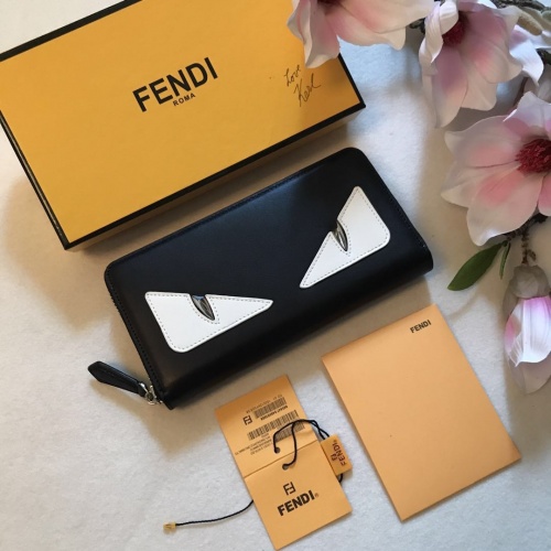 Wholesale Fendi AAA Quality Wallet #1011682 $64.00 USD, Wholesale Quality Replica Fendi AAA+ Quality Wallet