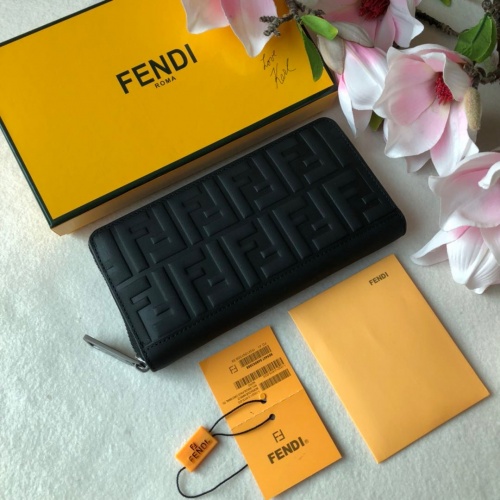 Wholesale Fendi AAA Quality Wallet #1011683 $64.00 USD, Wholesale Quality Replica Fendi AAA+ Quality Wallet