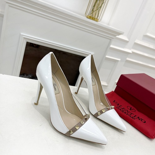 Replica Valentino High-Heeled Shoes For Women #1011987 $98.00 USD for Wholesale