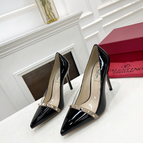 Wholesale Valentino High-Heeled Shoes For Women #1011989 $98.00 USD, Wholesale Quality Replica Valentino High-Heeled Shoes