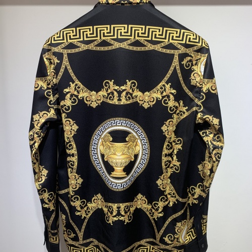 Replica Versace Shirts Long Sleeved For Men #1012151 $45.00 USD for Wholesale