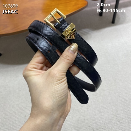 Wholesale Prada AAA Quality Belts For Women #1013421 $52.00 USD, Wholesale Quality Replica Prada AAA Quality Belts