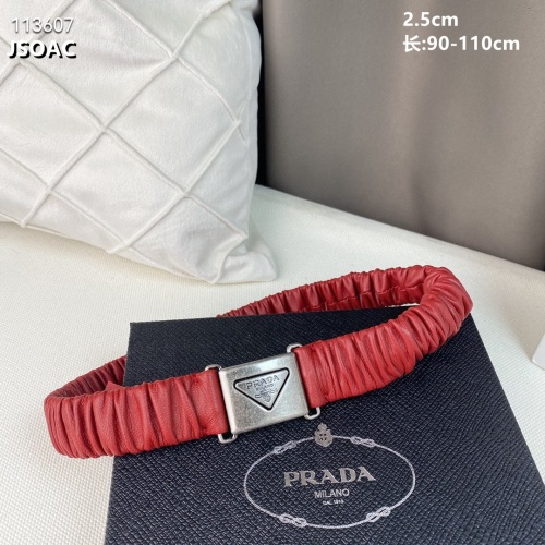 Wholesale Prada AAA Quality Belts For Women #1013430 $52.00 USD, Wholesale Quality Replica Prada AAA Quality Belts