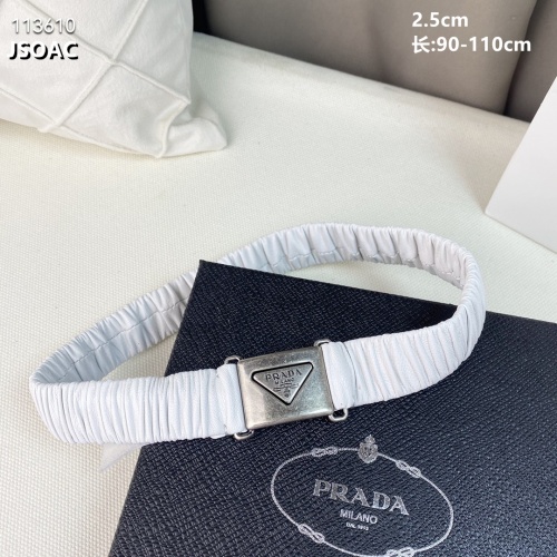 Wholesale Prada AAA Quality Belts For Women #1013433 $52.00 USD, Wholesale Quality Replica Prada AAA Quality Belts