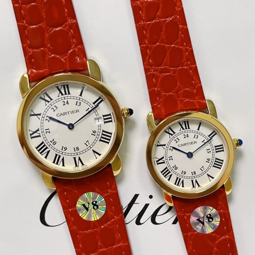 Wholesale Cartier AAA Quality Watches For Unisex #1020033 $130.00 USD, Wholesale Quality Replica Cartier AAA Quality Watches