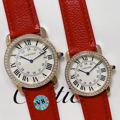 Wholesale Cartier AAA Quality Watches For Unisex #1020045 $130.00 USD, Wholesale Quality Replica Cartier AAA Quality Watches