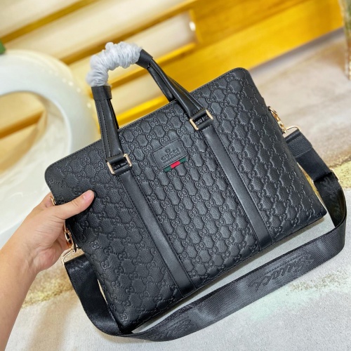 Replica Gucci AAA Man Handbags #1020896 $115.00 USD for Wholesale