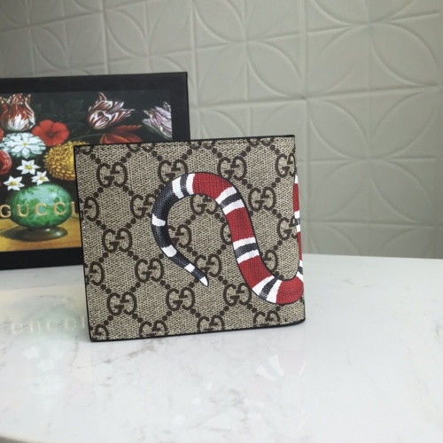 Replica Gucci AAA Man Wallets #1022187 $40.00 USD for Wholesale