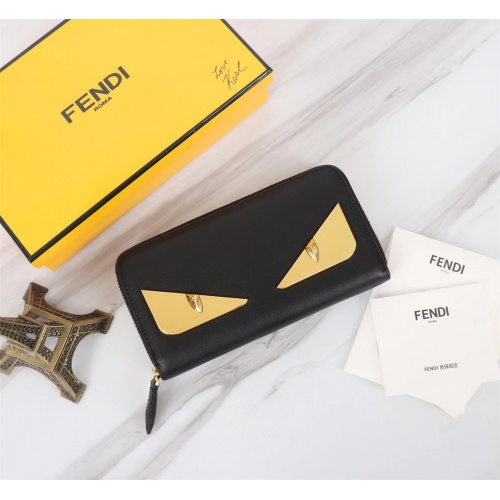 Wholesale Fendi AAA Quality Wallet #1022271 $64.00 USD, Wholesale Quality Replica Fendi AAA+ Quality Wallet