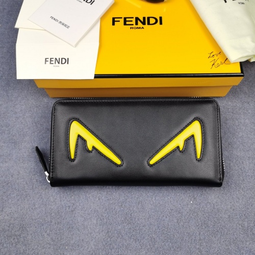 Wholesale Fendi AAA Quality Wallet #1022276 $64.00 USD, Wholesale Quality Replica Fendi AAA+ Quality Wallet