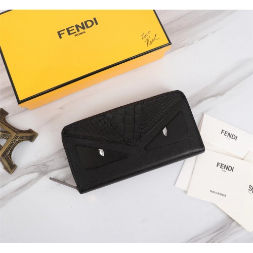 Wholesale Fendi AAA Quality Wallet #1022280 $72.00 USD, Wholesale Quality Replica Fendi AAA+ Quality Wallet