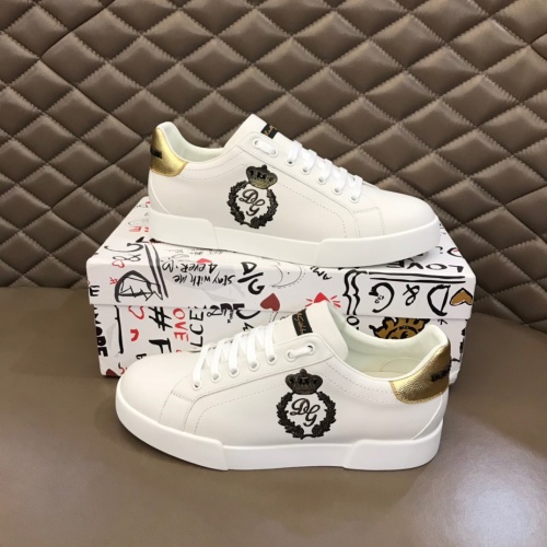 Replica Dolce & Gabbana D&G Casual Shoes For Men #1027845 $68.00 USD for Wholesale