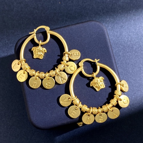 Wholesale Versace Earrings For Women #1030115 $32.00 USD, Wholesale Quality Replica Versace Earrings