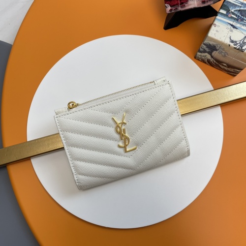 Wholesale Yves Saint Laurent AAA Quality Wallets For Women #1030908 $88.00 USD, Wholesale Quality Replica Yves Saint Laurent AAA Wallets