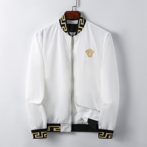 Wholesale Versace Jackets Long Sleeved For Men #1031669 $42.00 USD, Wholesale Quality Replica Versace Jackets